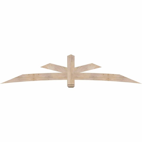 Ekena Millwork Alberta Smooth Timber Gable Bracket, Douglas Fir, 108"W x 22"H x 3 1/2"D x 5 1/2"F, 5/12 Pitch GBW108X22X0406ALB00SDF - main